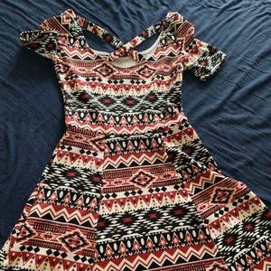 H&M tribal pattern dress